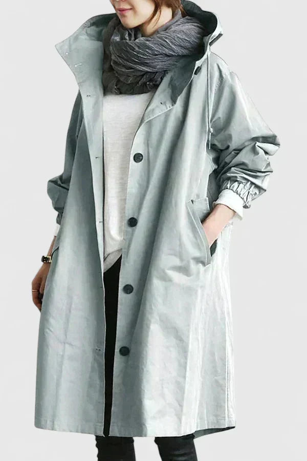 Iva | Women's Oversized Hooded Coat