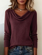 Francesca | Women's Cowl Neck Sweater