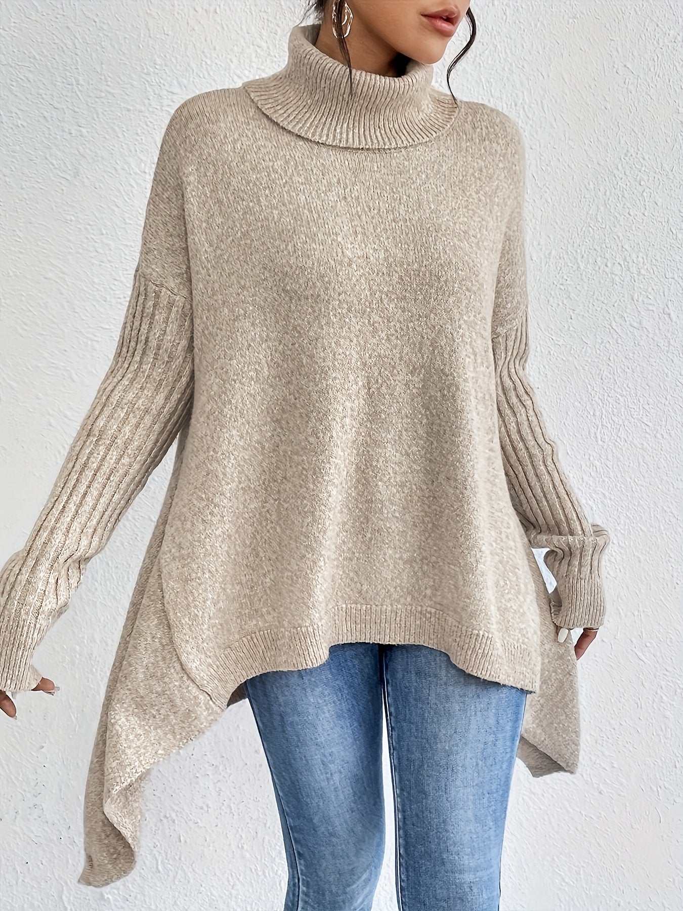 Ezella | Women's Relaxed Turtleneck Sweater