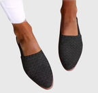 Isabelle | Women's Woven Pointed-Toe Flats