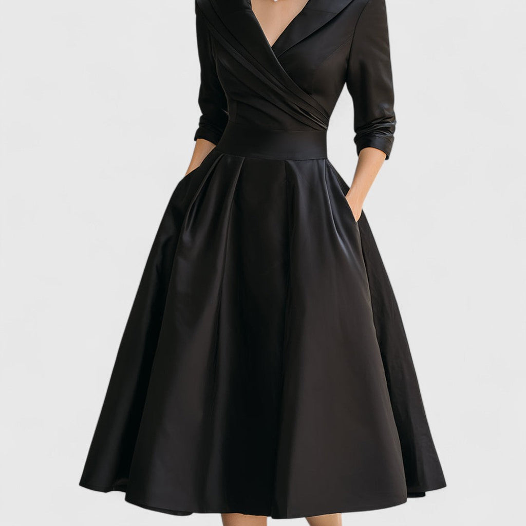 Graceful Midi Dress for Women – Elegant Fit with Timeless Charm