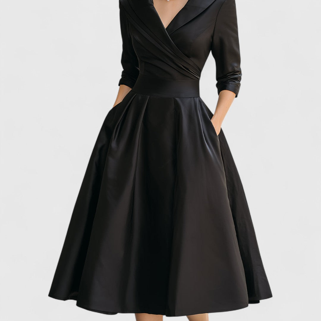 Graceful Midi Dress for Women – Elegant Fit with Timeless Charm
