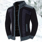 Merrick | Men's Wool-Blend Turtleneck Cardigan