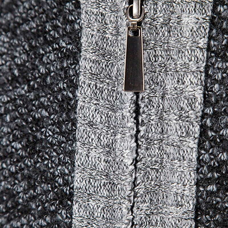 Merrick | Men's Wool-Blend Turtleneck Cardigan