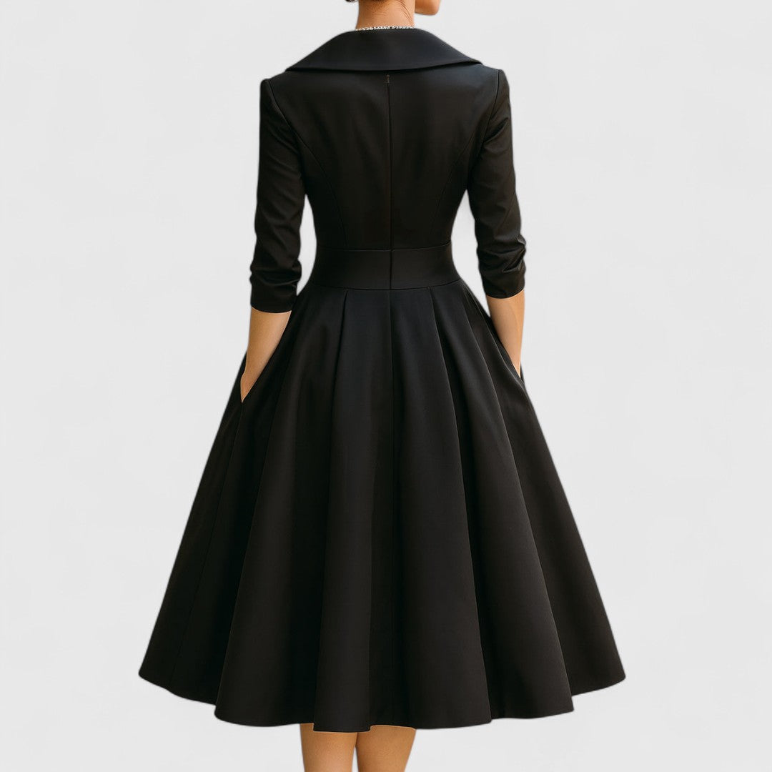 Graceful Midi Dress for Women – Elegant Fit with Timeless Charm
