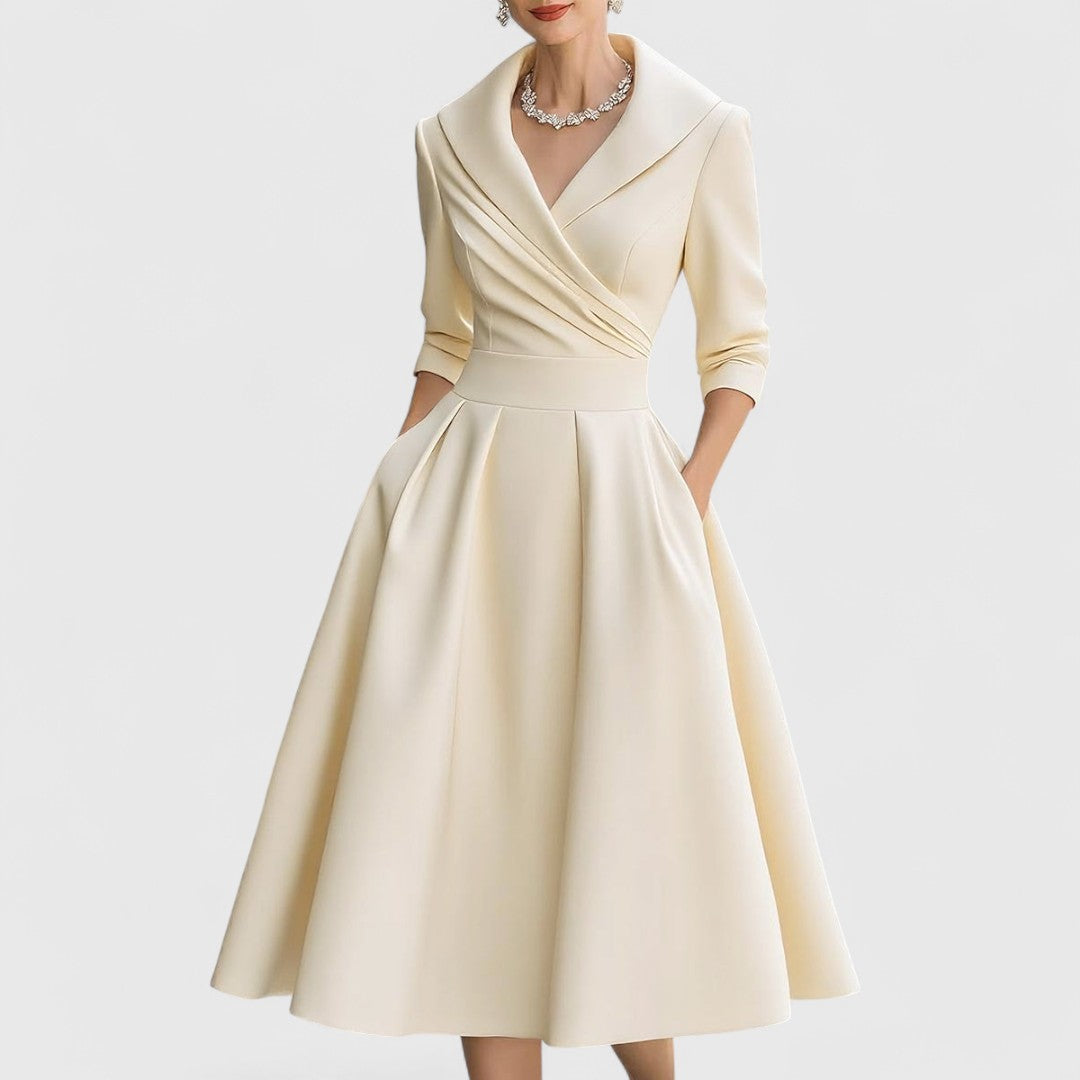 Graceful Midi Dress for Women – Elegant Fit with Timeless Charm