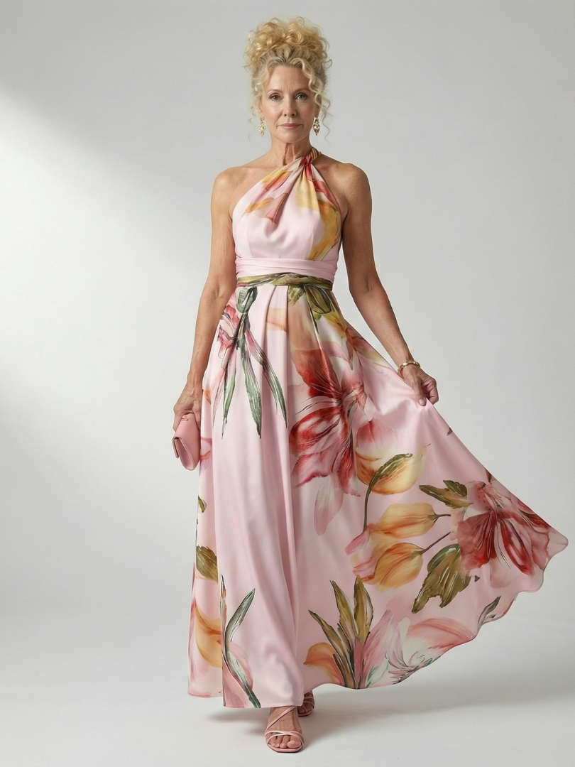 Light Floral Maxi Dress - Summer Elegant Breathable Boho Style