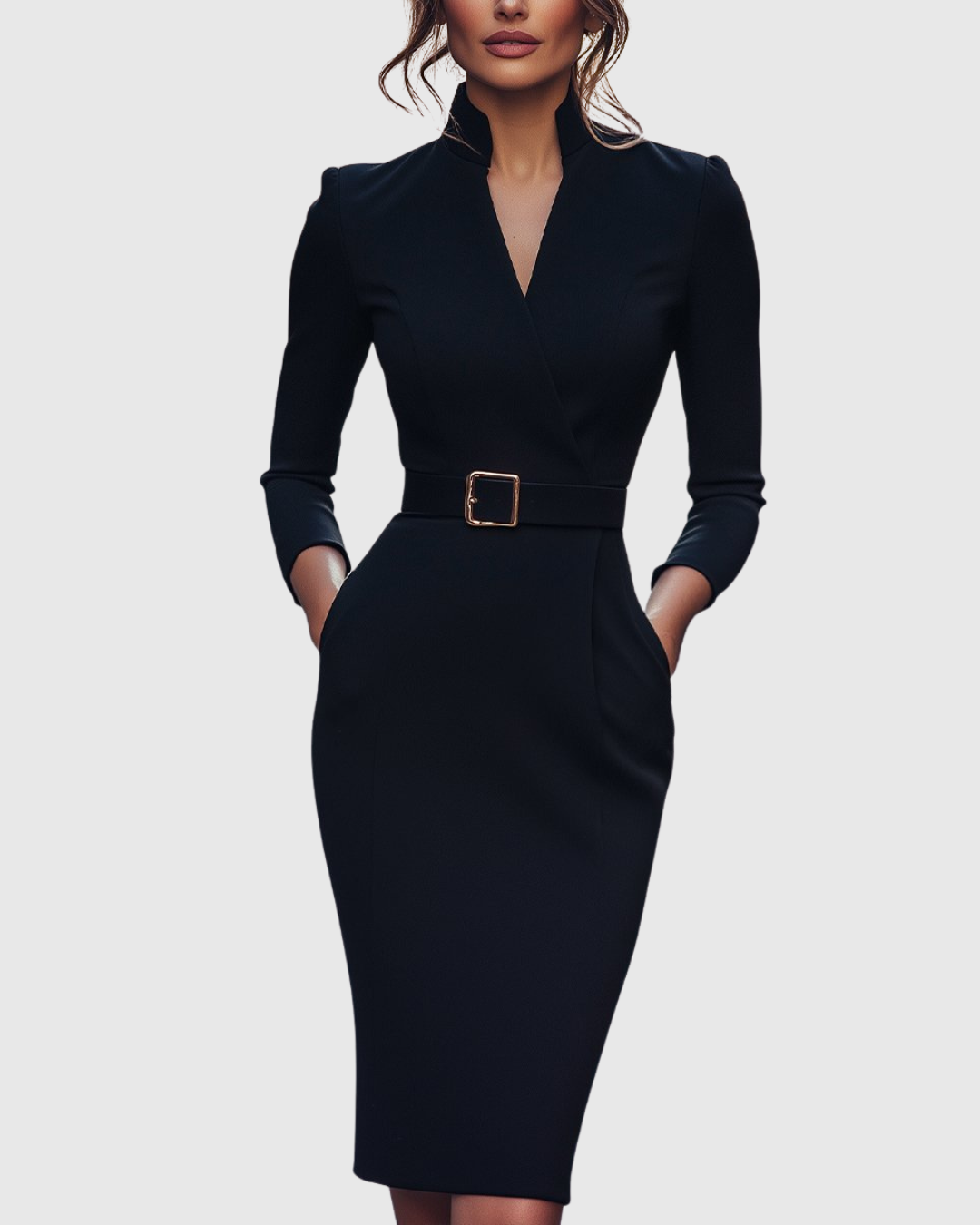 Stylish Women’s Midi Dress, Sophisticated Look and Fashionable Design