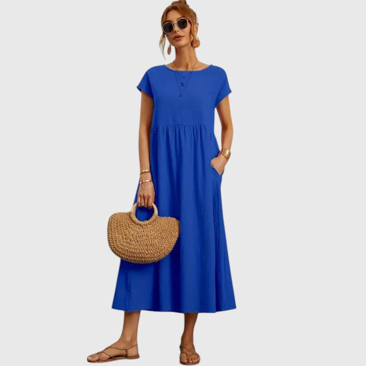 Stylish Women’s Midi Dress – Relaxed Fit with Everyday Comfort