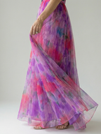Soft Wrap Maxi Dress - Summer Elegant Flowing Boho Style for Women