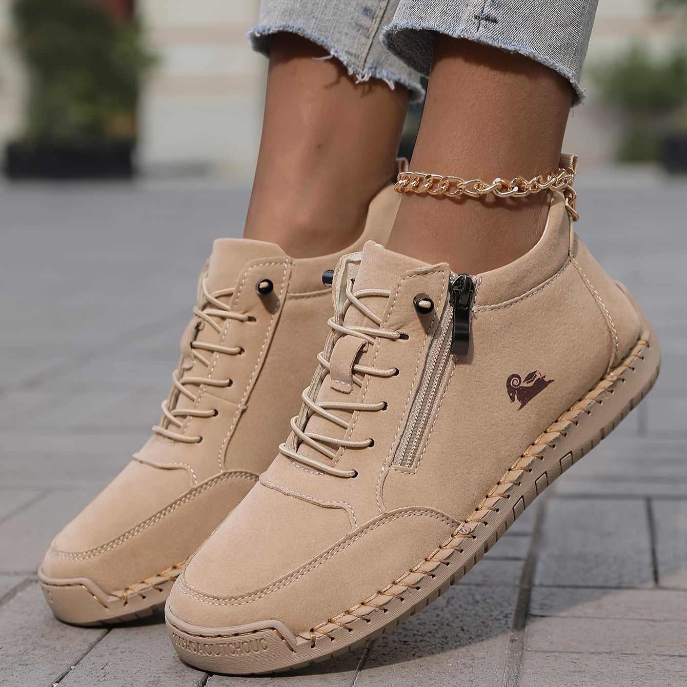 Women’s Zip-Up Sneakers – Comfortable Support and Easy Everyday Wear