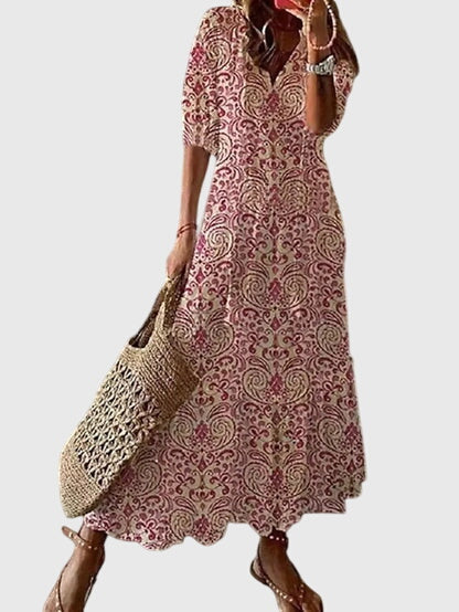 Vintage Boho Summer Dress – Timeless Style and Effortless Elegance