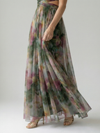 Soft Wrap Maxi Dress - Summer Elegant Flowing Boho Style for Women