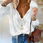 Women's Classic and Elegant Khaki Blouse