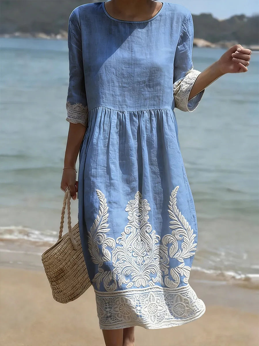 Elena | Women's Floral Print Casual Dress