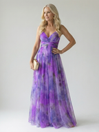 Soft Wrap Maxi Dress - Summer Elegant Flowing Boho Style for Women