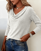 Francesca | Women's Cowl Neck Sweater