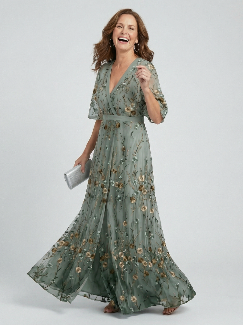 Halter Bloom Maxi Dress - Flowing Floral Print Summer Elegant Style