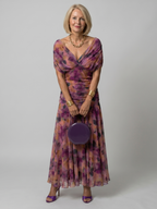 Off Shoulder Flow Midi Dress - Summer Party Elegant Style for Women