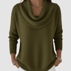 Lexy | Women's Waterfall Neck Soft Sweater