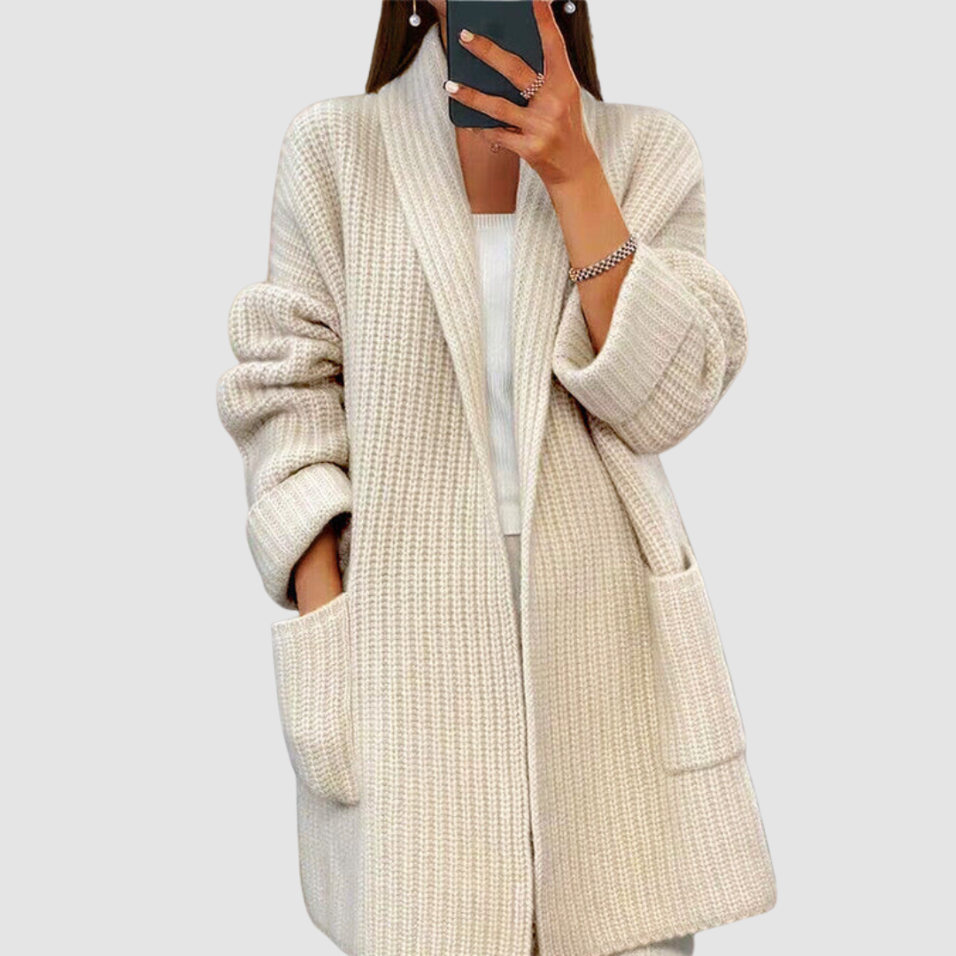 Celine | Women's Open-Front Knit Cardigan