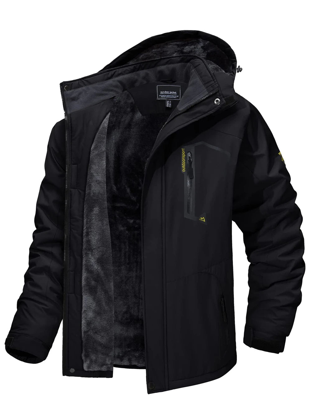 Marcus | Men's Jacket with Removable Hood