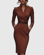 Stylish Women’s Midi Dress, Sophisticated Look and Fashionable Design