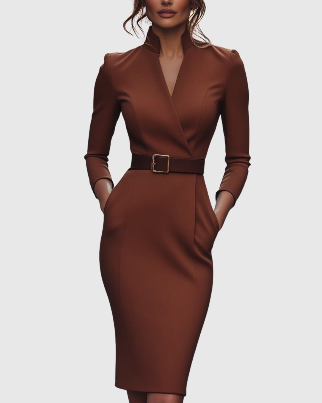 Stylish Women’s Midi Dress, Sophisticated Look and Fashionable Design