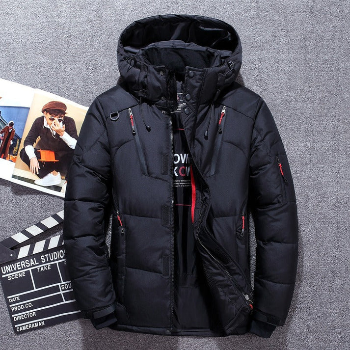 Marcus | Men's Quilted Puffer Jacket with Hood