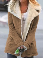 Sloan | Women's Sherpa-Lined Jacket with Distressed Hem