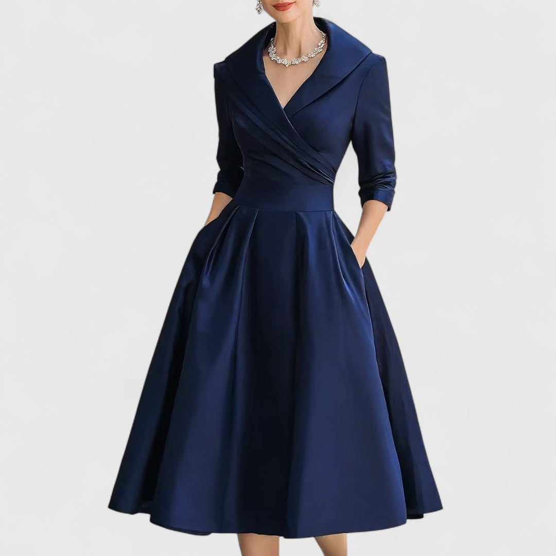 Graceful Midi Dress for Women – Elegant Fit with Timeless Charm