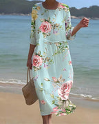 Floral Women’s Dress – Flattering Fit with Elegant Comfort