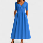 Elegant Women’s Midi Dress, Classic Style and Feminine Fit