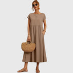 Stylish Women’s Midi Dress – Relaxed Fit with Everyday Comfort