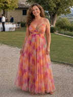 Soft Wrap Maxi Dress - Summer Elegant Flowing Boho Style for Women