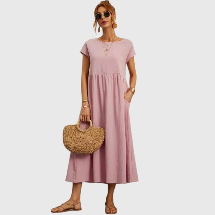 Stylish Women’s Midi Dress – Relaxed Fit with Everyday Comfort