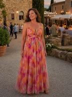 Soft Wrap Maxi Dress - Summer Elegant Flowing Boho Style for Women