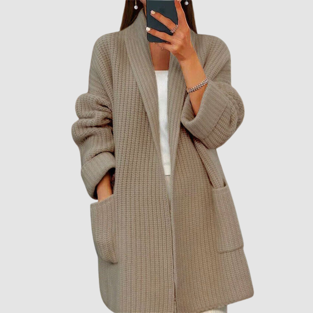Celine | Women's Open-Front Knit Cardigan