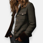 Chelsea | Women Tweed Jacket Tailored Fit Herringbone