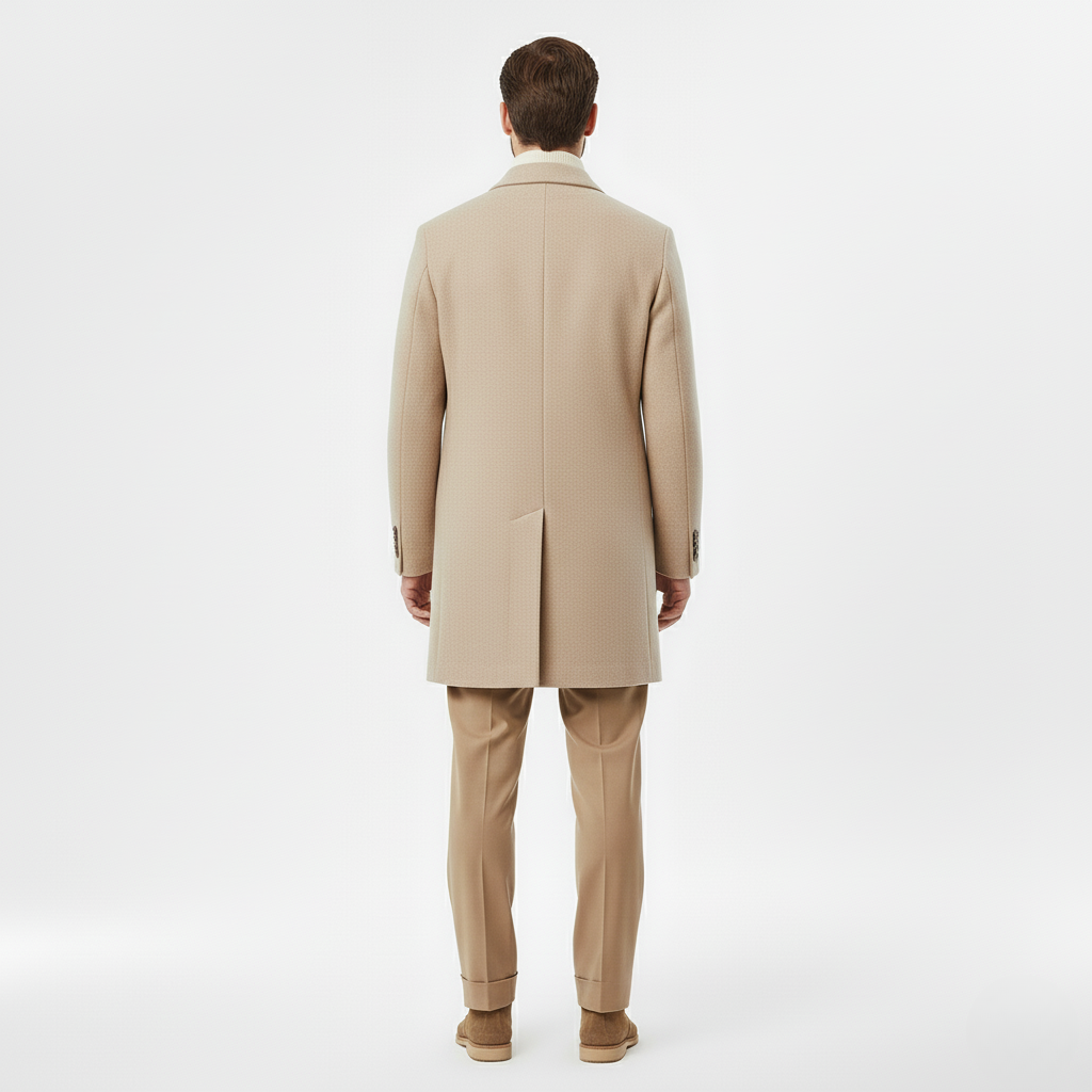 Stylish and comfortable men's jacket in beige