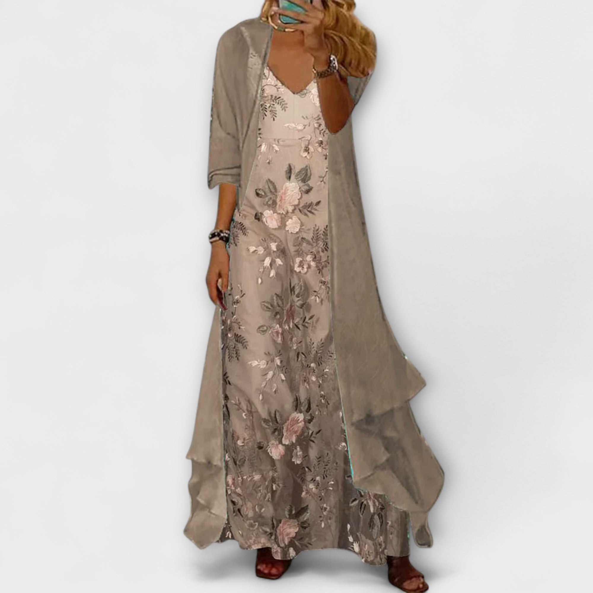Elegant Women’s Maxi Dress Set, Stylish and Comfortable Design