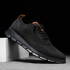 Reese | Men's Navy Mesh Knit Sneaker