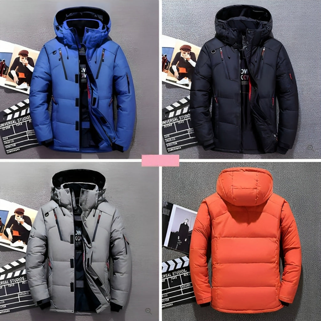 Marcus | Men's Quilted Puffer Jacket with Hood