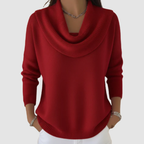 Lexy | Women's Waterfall Neck Soft Sweater