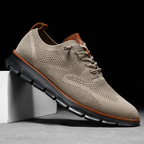 Reese | Men's Navy Mesh Knit Sneaker