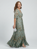 Halter Bloom Maxi Dress - Flowing Floral Print Summer Elegant Style
