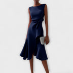 Stylish Women’s Midi Dress, Sophisticated Design and Elegant Style