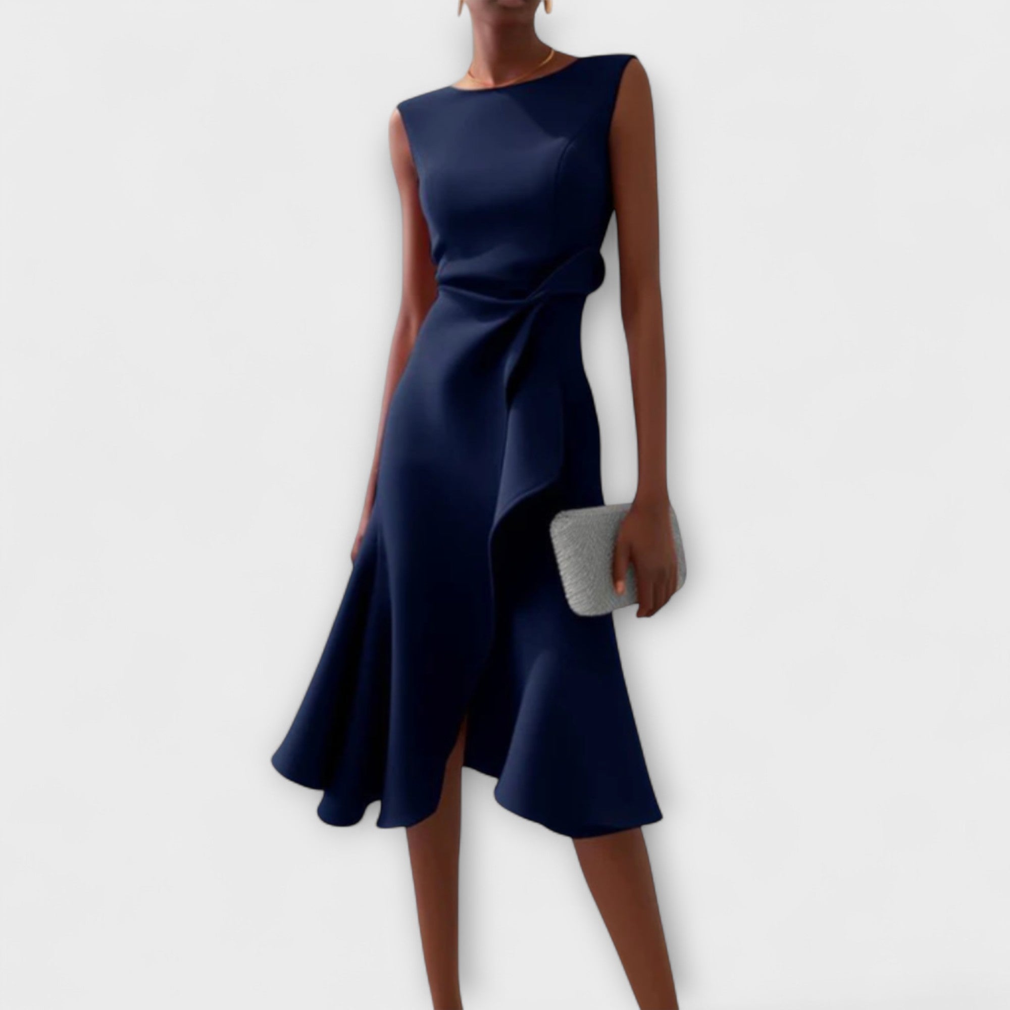 Stylish Women’s Midi Dress, Sophisticated Design and Elegant Style
