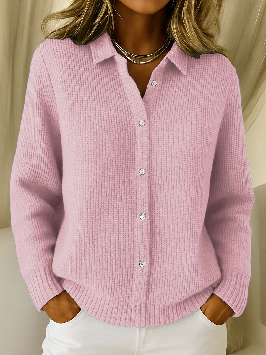 Calista | Women's Ribbed Button Cardigan