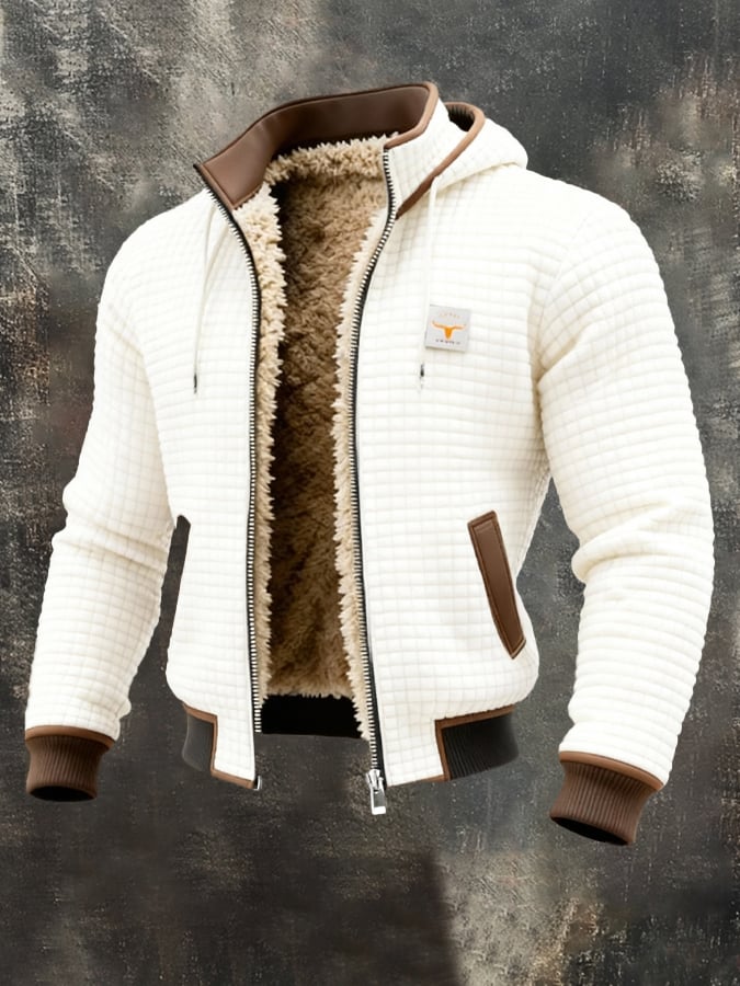 Marcus | Men's Quilted Jacket with Sherpa Lining